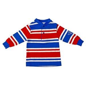 Vintage '90s OshKosh B'Gosh USA Striped Long Sleeve Baby T-Shirt, 12 Months